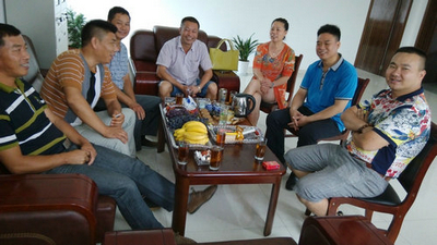 Clients from Jinhua visit us